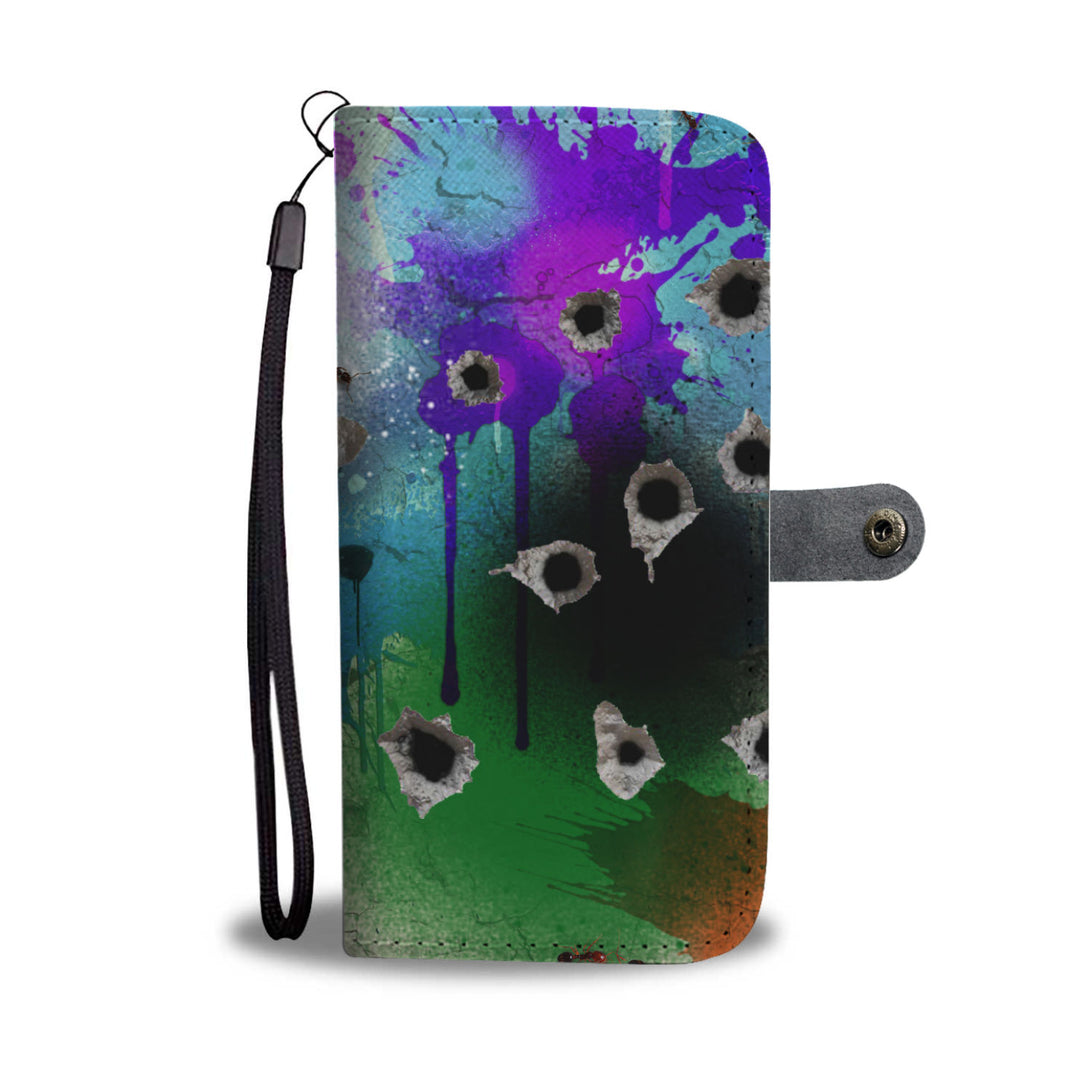 Graffiti Wall, funQy Wallet Phone Case