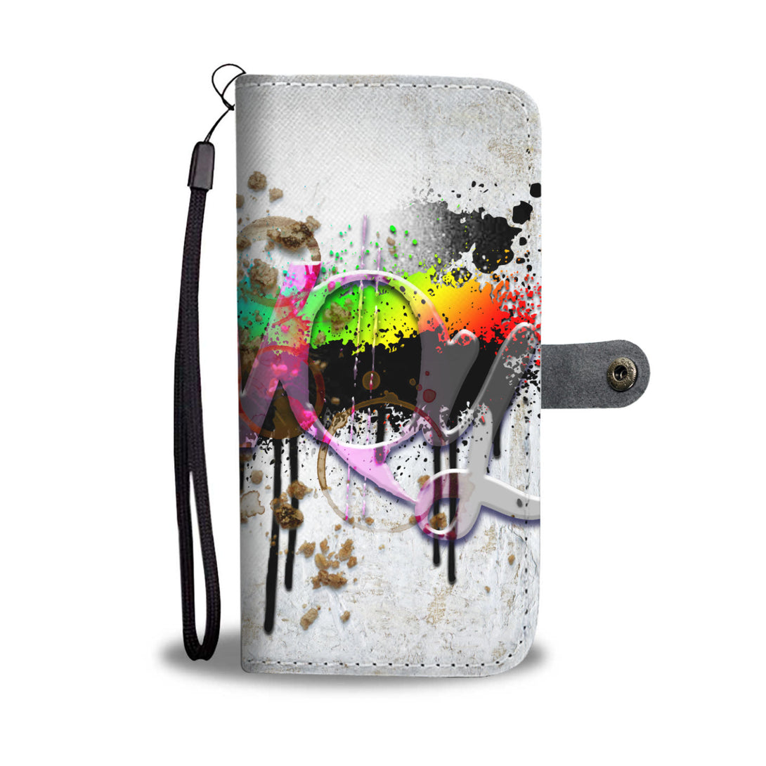 Too funQy on a Rougher Surface, Wallet Phone Case
