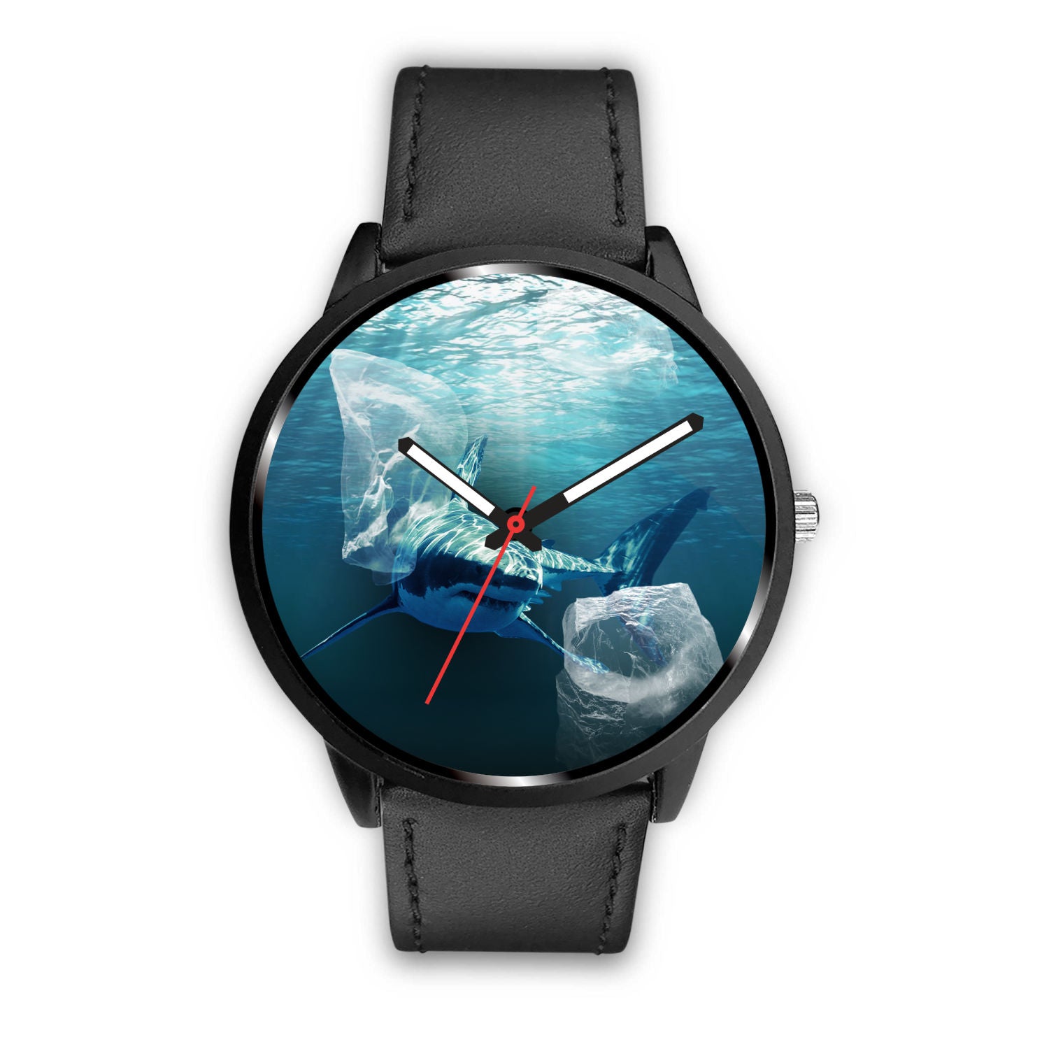 Shark with Plastic Bags, funQy Watch