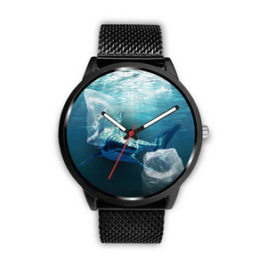 Shark with Plastic Bags, funQy Watch