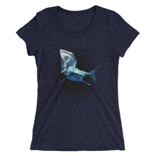 Shark with Plastic Bag, Ladies' short sleeve t-shirt
