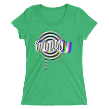 Optical Bouncing funQy Circles Ladies' short sleeve t-shirt