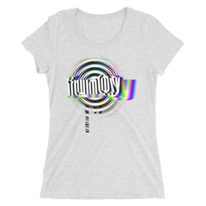 Optical Bouncing funQy Circles Ladies' short sleeve t-shirt