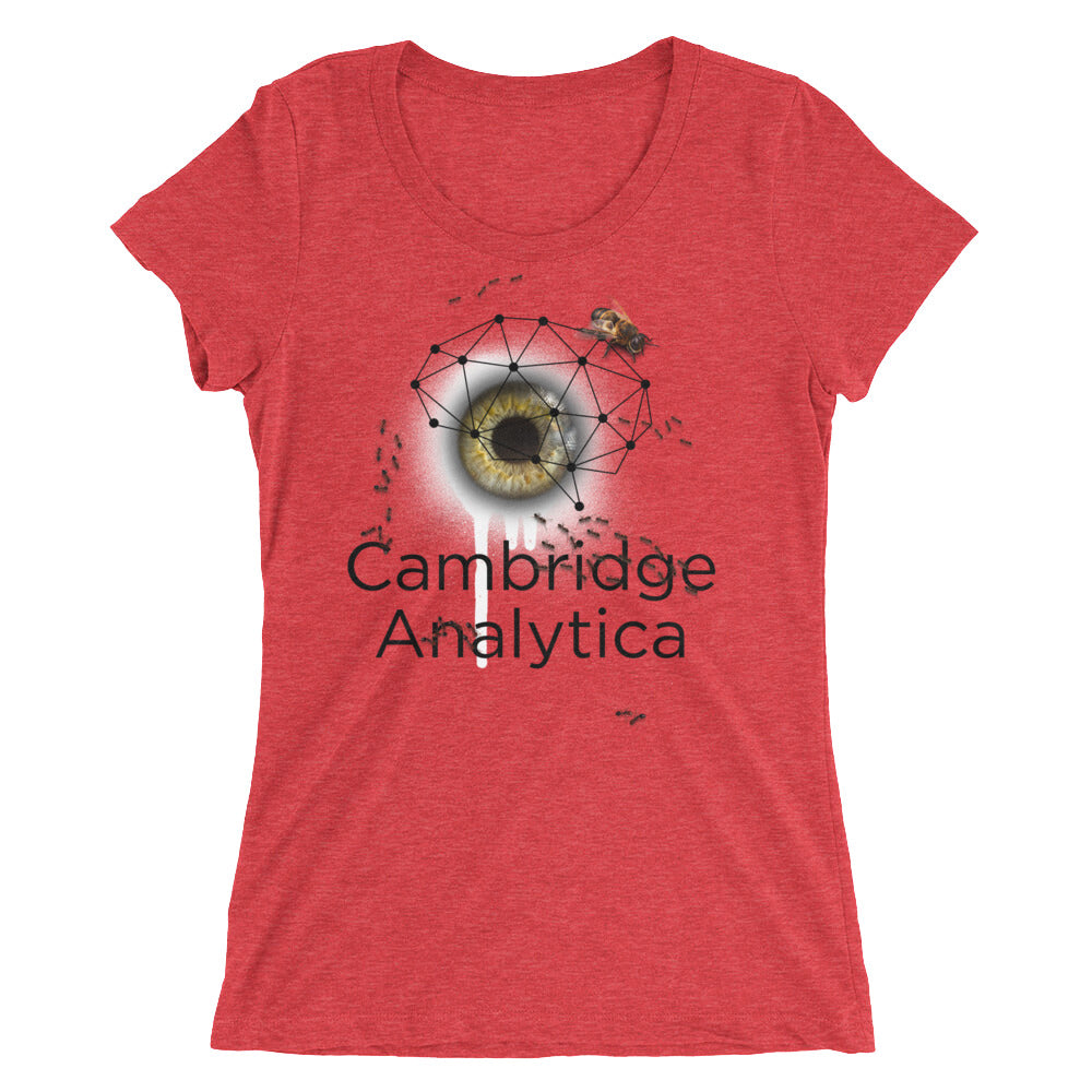 Cambridge Analytica Analysis, Ladies' short sleeve t-shirt