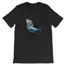 Shark with Plastic Bag, Short-Sleeve Unisex T-Shirt