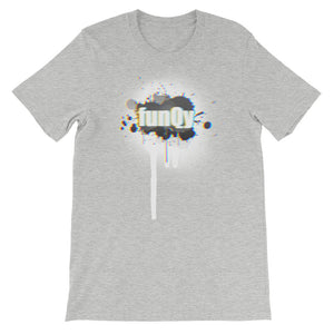 White Spray Paint funQy, Short-Sleeve Unisex T-Shirt