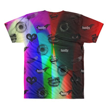 Gradient funQy Styles Pattern, All-Over Printed T-Shirt