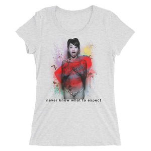 Paint, Ants and Fluorescent Lips, Ladies' short sleeve t-shirt