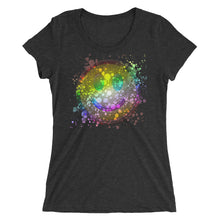 Rainbow Acid House Smiley, Ladies' short sleeve t-shirt