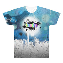 Blue funQy Spraypaint, All-Over Printed T-Shirt