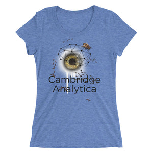 Cambridge Analytica Analysis, Ladies' short sleeve t-shirt