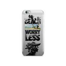 Beach More, Worry Less, iPhone Case