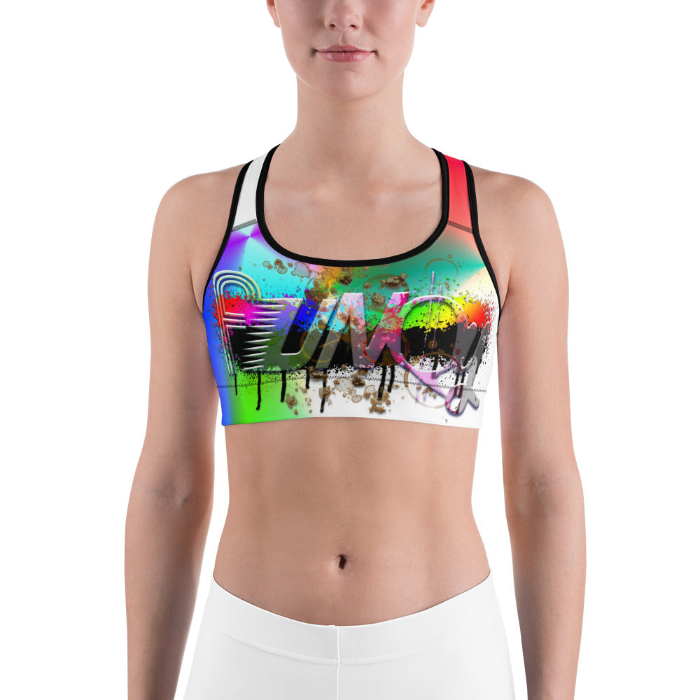 Colorful funQy Sports bra